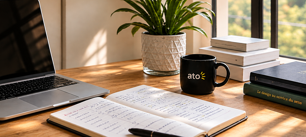 Illustration de l'approche personnalisée d'Ato Studio pour votre projet de site web